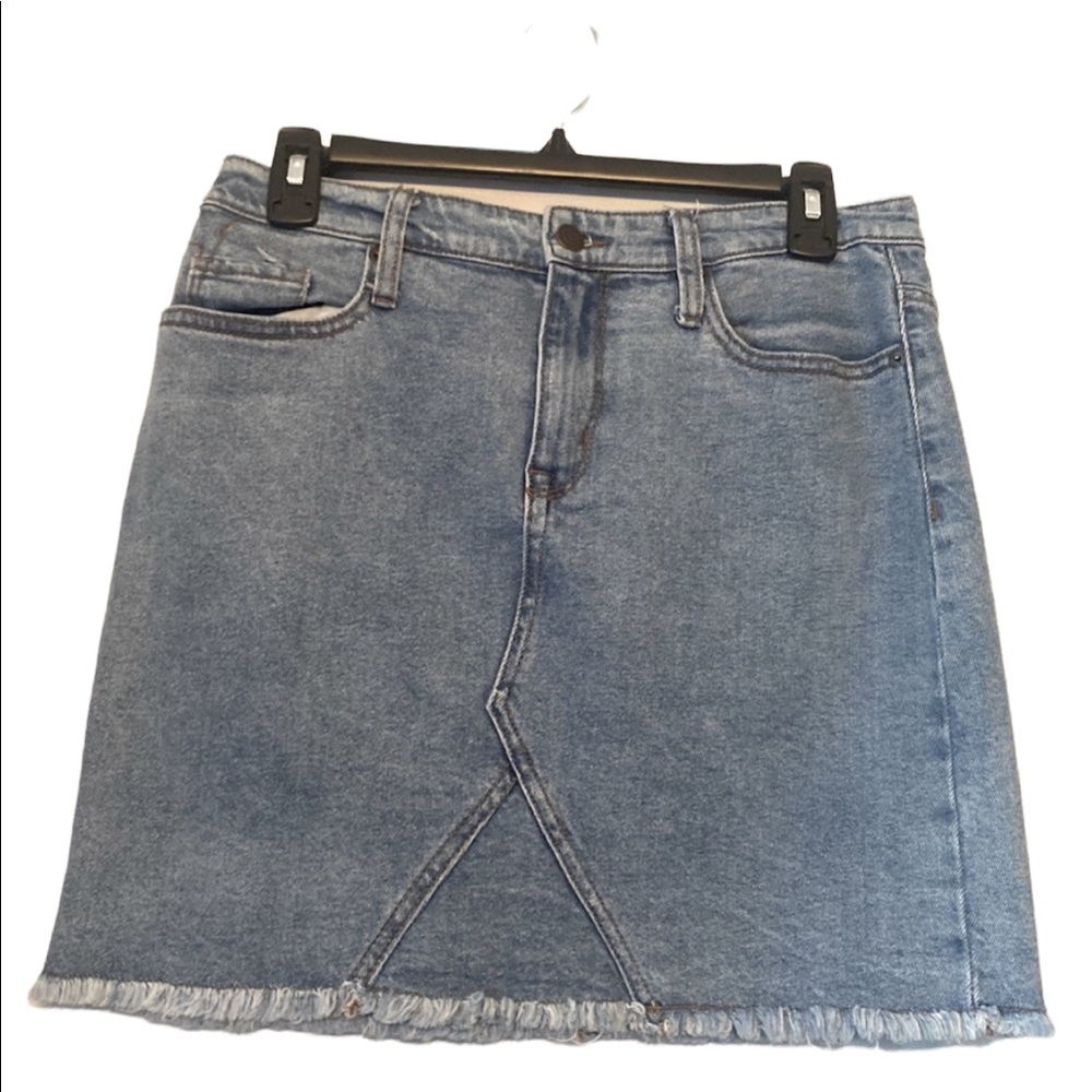 Mossimo Frayed Denim Skirt